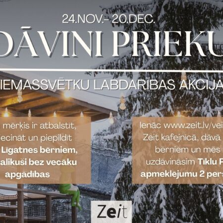 Labdarības akcija "Dāvini prieku"